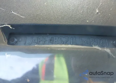 2001 Jeep Cherokee Sport из США, поврежденный, VIN 1J4FF48S21L542961